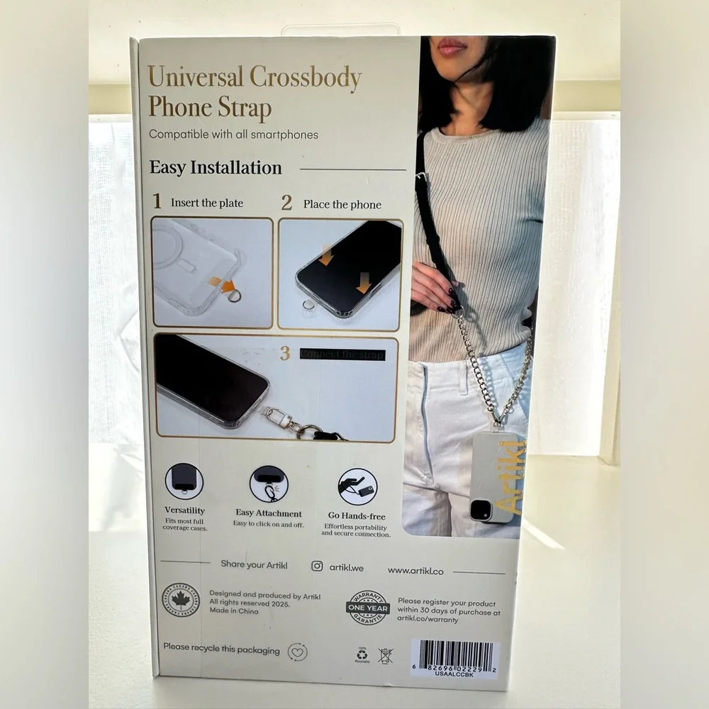 Universal Crossbody Phone strap. NWT
